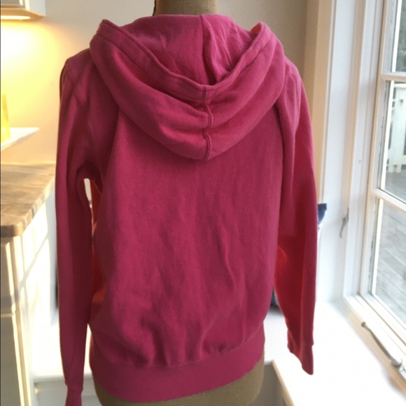 Pink Zipper Sweatshirt Hoodie - Picture 4 of 8